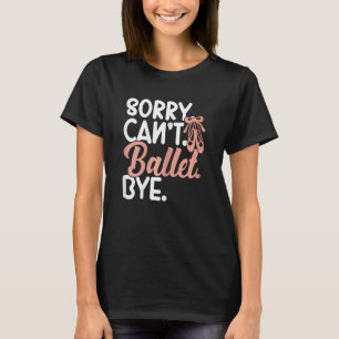 Camiseta Ballerina Balé Barre Balé Dancer Ponteiro S