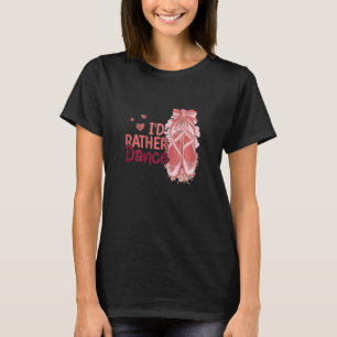 Camiseta Ballerina Balé Barre Balé Dancer Ponteiro S