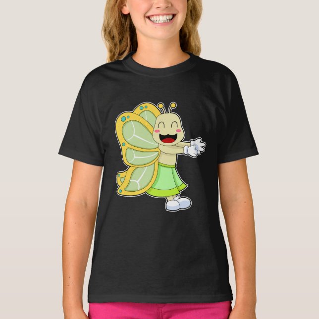 Camiseta Ballerina Balé Dança Butterfly (Frente)