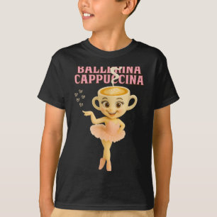 Camiseta Ballerina Cappuccina Italiano Brainrot Memória Cri