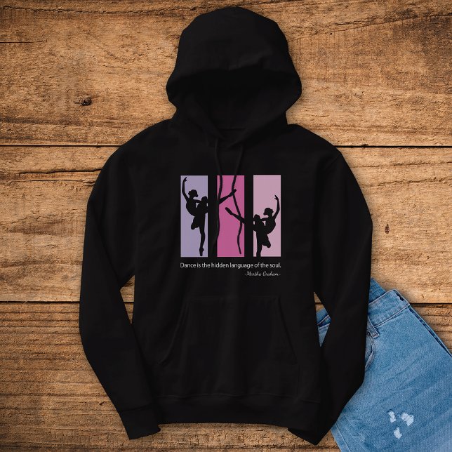 Camiseta Ballerina Dancers Silhouette Pink (Criador carregado)