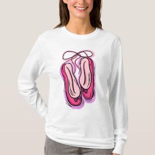 Camiseta Ballerina escorrega senhoras capuz