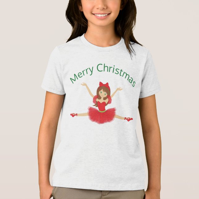 Camiseta Ballerina Felry Christmas | BALÉ (Frente)