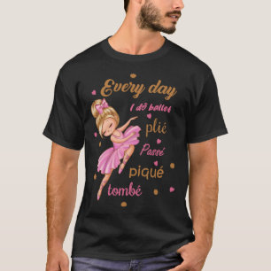 Camiseta Ballerina Festa de aniversário Ballerina festa de