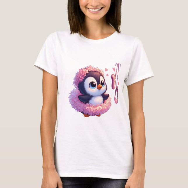 Camiseta Ballerina Penguin Dreams (Frente)