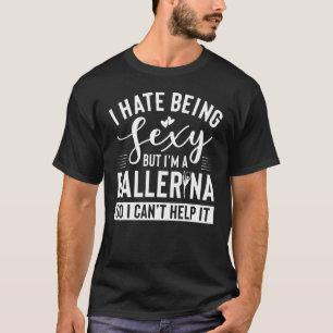 Camiseta Ballerina Roupa - Único Ballerinas Design