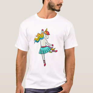 Camiseta Ballerina Unicórnio Dança Bailarina Tutu Vestido