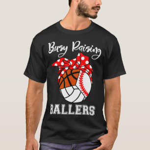 Camiseta Ballers de Raising Baseball Basketbal de Voleibol
