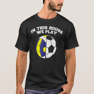 Camiseta Ballers Jogamos Ball Mãe Pai Futebol de Voleibol
