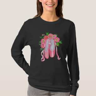 Camiseta Ballet Artístico Bailarina Ponta Barr Gráfico  12