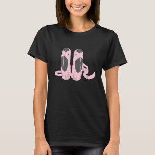 Camiseta Ballet Artístico Bailarina Ponta Barr Gráfico 25
