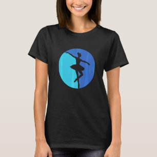 Camiseta Ballet Artístico Bailarina Ponta Barr Gráfico  5
