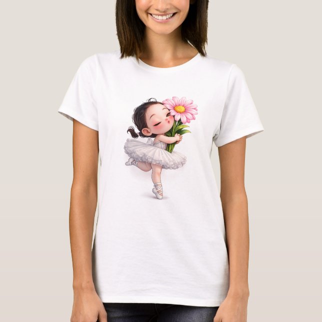 Camiseta Ballet Blossom Kiss (Frente)