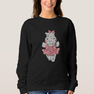 Camiseta Ballet de Hipopótamo Hipopótamos Dançando Hipopóta