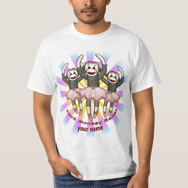 Camiseta Ballet de Macaco de Meia (Frente)