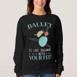 Camiseta Ballet É Como Sonhar Com Seus Pés Bailarina