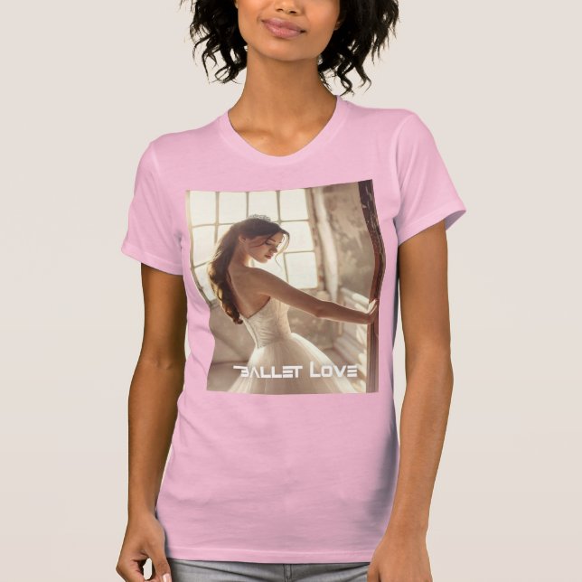 CAMISETA BALLET LOVE - BALLET & DANCE (Frente)