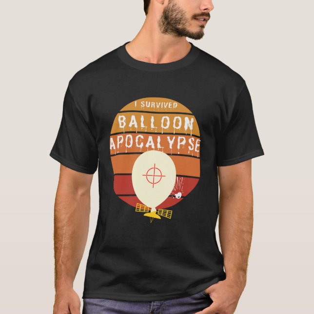 Camiseta Balloon Apocalypse Chinese Spy for Detective Fans (Frente)