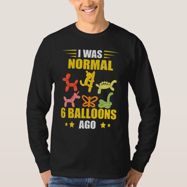 Camiseta Balloon Artist 6 Ballons Ago Balloon Twisting Ball (Frente)
