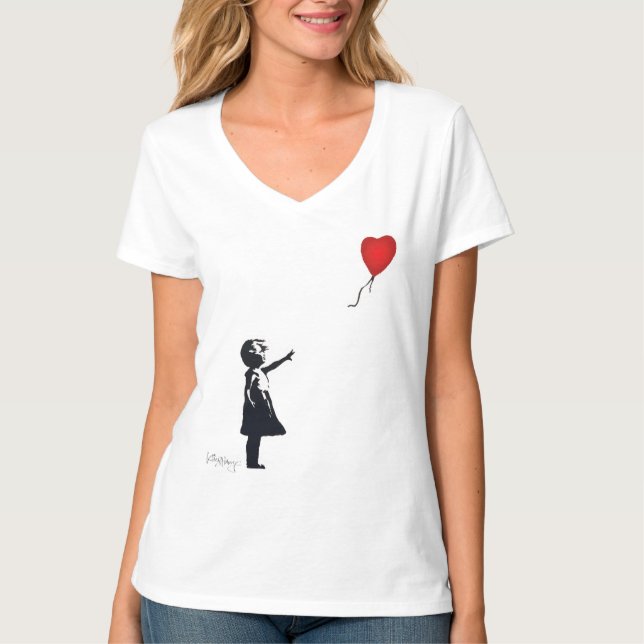 Camiseta Balloon Girl  (Frente)