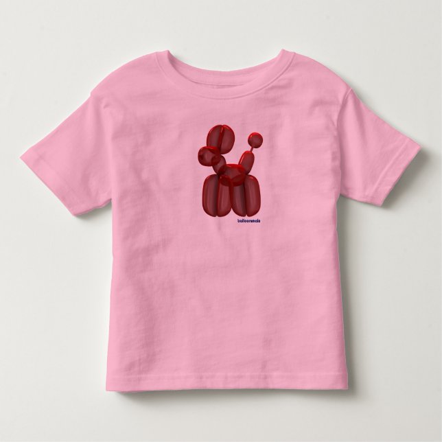 Camiseta Balloonimals Pippy o filhote de cachorro! (Frente)