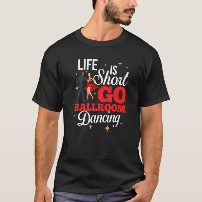 Camiseta Ballroom Dancing Beginner Music Dancer Lessons (Frente)