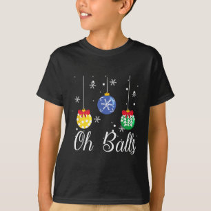 Camiseta Balls Enfeites de natal Buffalo Xadrez Family Pyja