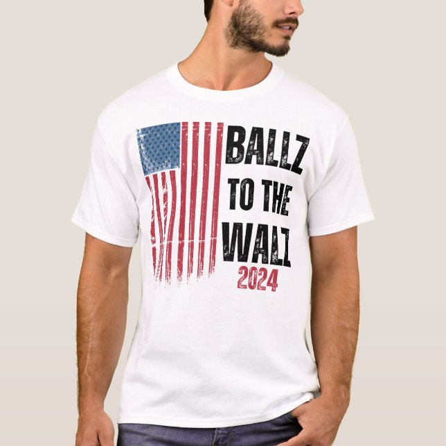 CAMISETA BALLZ PARA WALZ HARRIS 2024 (Frente)