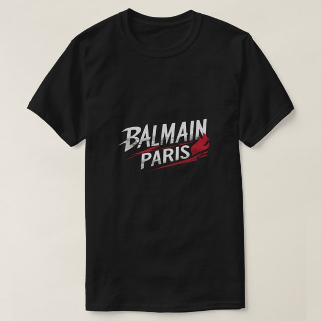 camiseta balmain paris (Frente do Design)