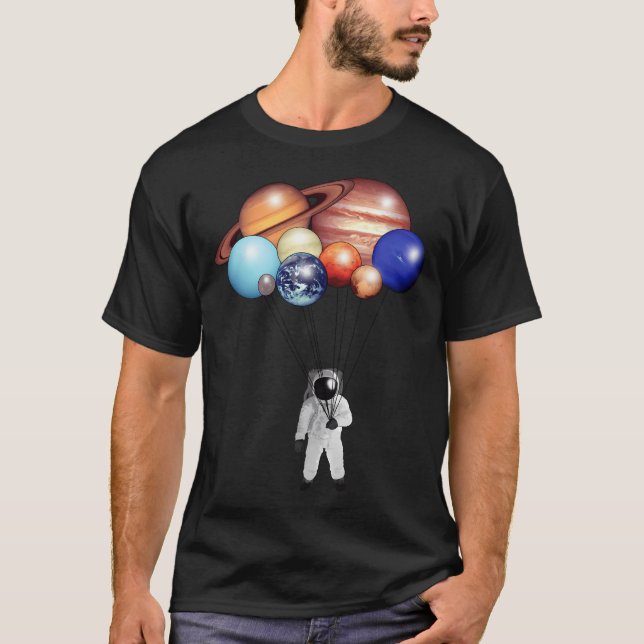 Camiseta Balões Astronautas (Frente)