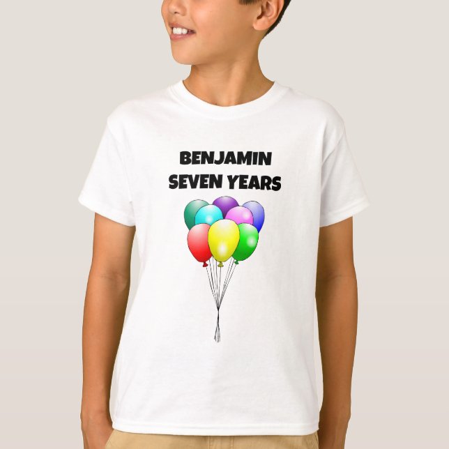 Camiseta Balões de Aniversário (Frente)