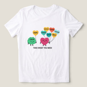Camiseta Balões de Apoio à Saúde Mental