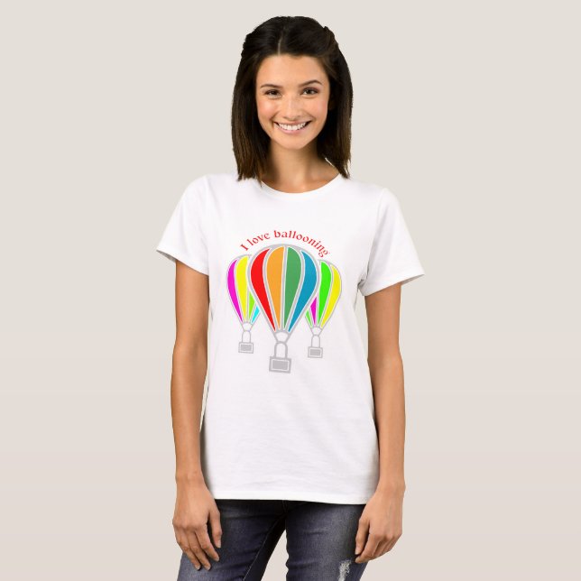 Camiseta Balões de ar quente (Frente Completa)