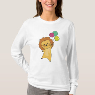 Camiseta Balões De Leão Voam Para Cachorros Para Bebês.