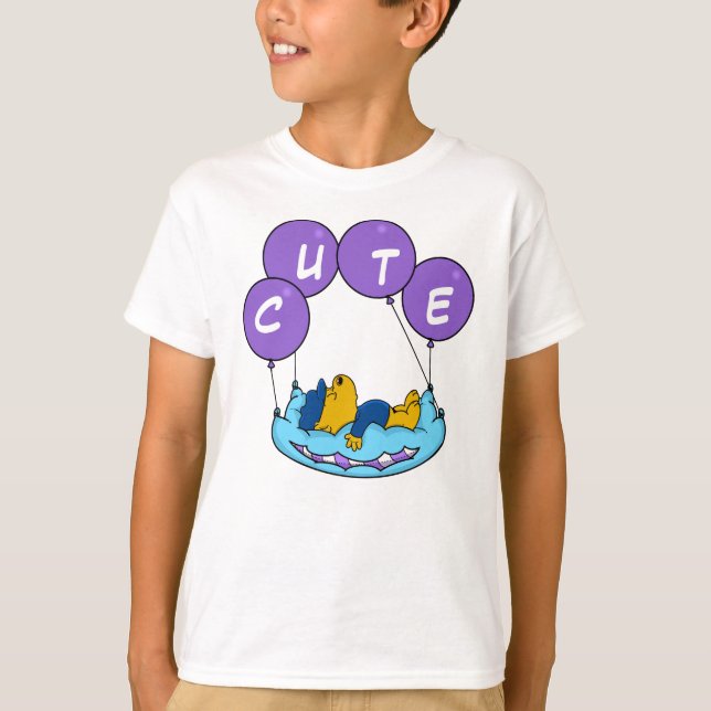Camiseta Balões de Travesseiro de Ferald (Frente)