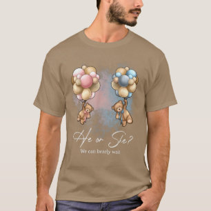 Camiseta Balões de Ursos Que Podemos Esperar Revelação De G