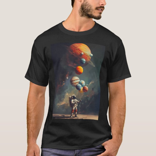 Camiseta Balões Espaciais (Frente)