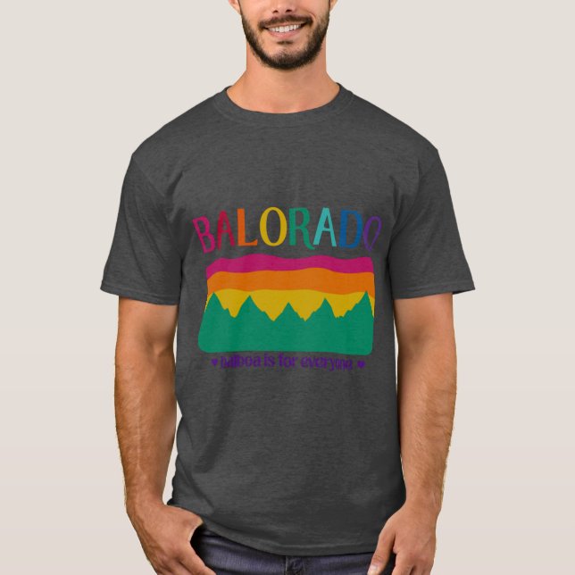 Camiseta Balorado Balboa é para todos Oversized (Frente)