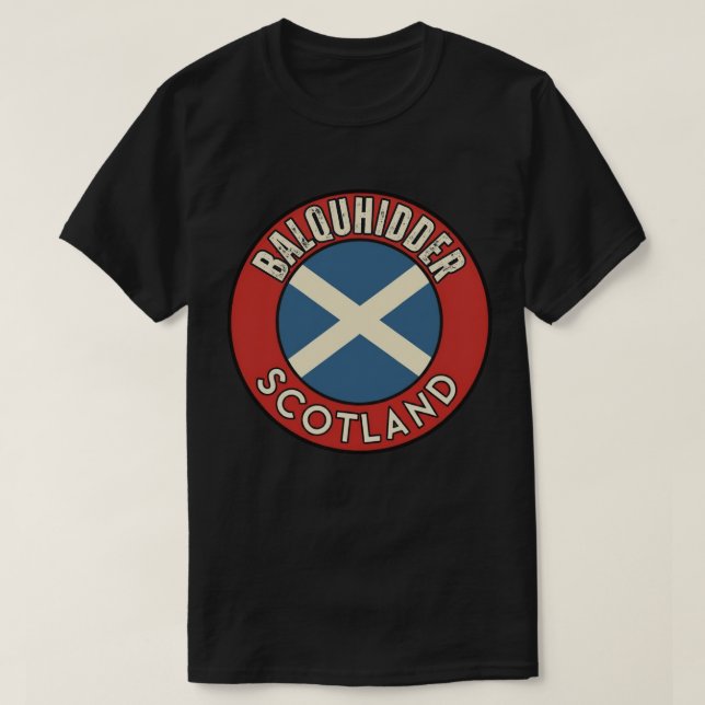 Camiseta Balquhidder, Escócia (Frente do Design)