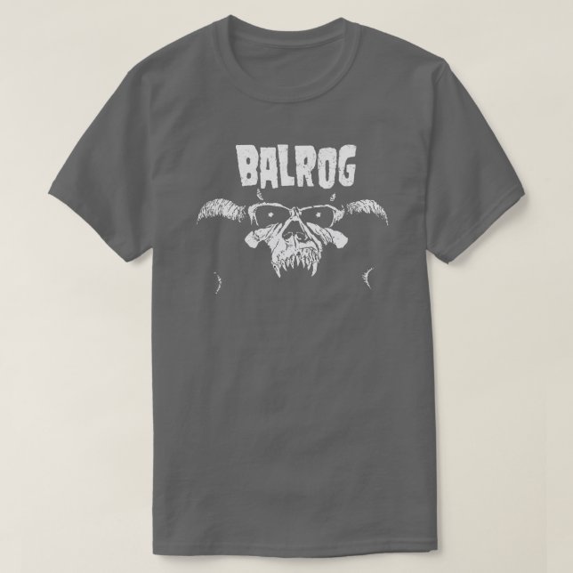 Camiseta Balrog Black Impressão Baby Bodcase (Frente do Design)