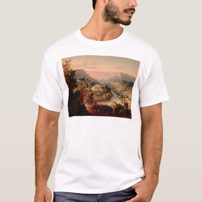 Camiseta Balsa de Byrnes no rio de Stanislaus (0707A) (Frente)