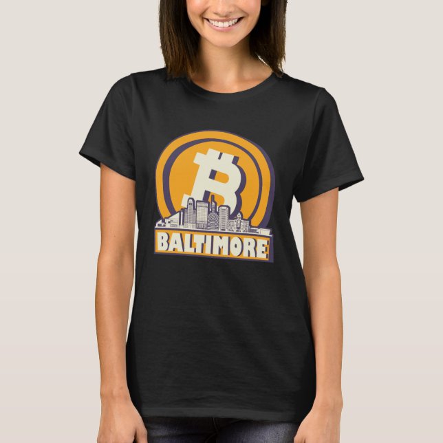 Camiseta Baltimore Bitcoin Maximalist  Bitcoin Baltimore Sk (Frente)