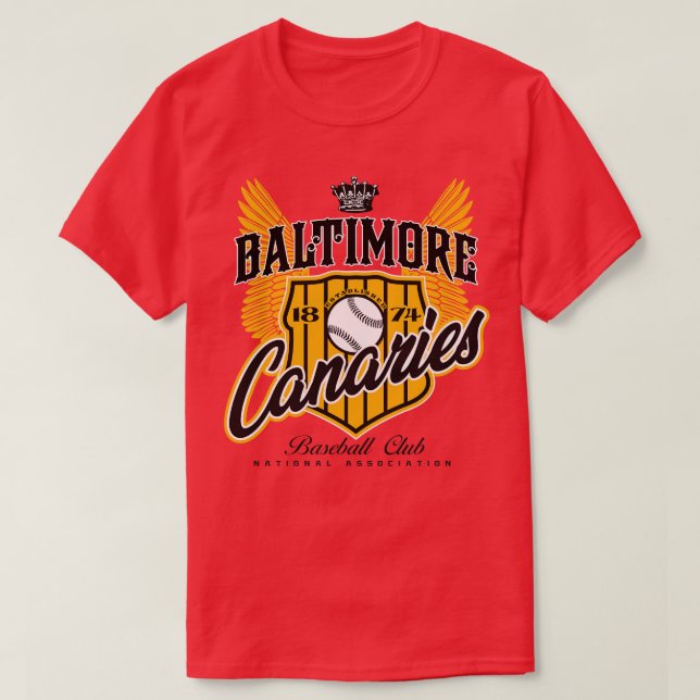 Camiseta Baltimore - Canárias (Frente do Design)