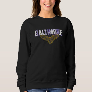 Camiseta Baltimore Futebol Fãs Voando Raven Maryland Rave