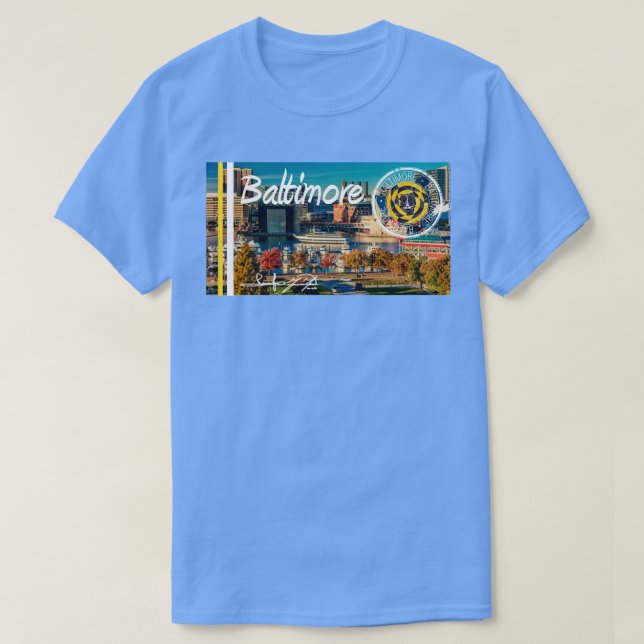 Camiseta Baltimore Maryland (Frente do Design)