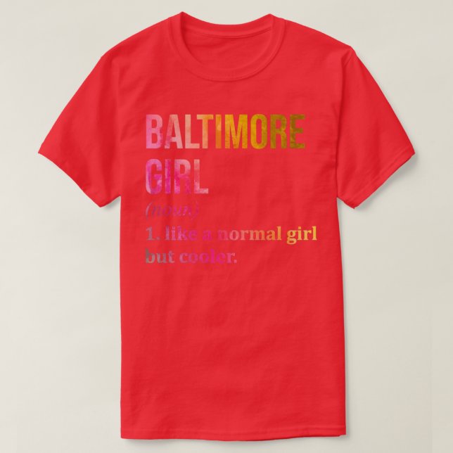 Camiseta Baltimore Maryland (Frente do Design)