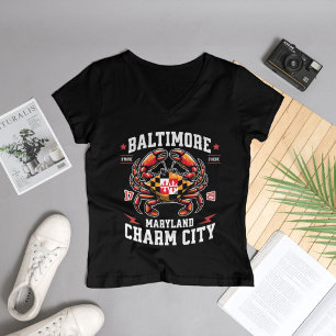 Camiseta Baltimore Maryland Charm City in