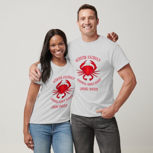 Camiseta Baltimore Maryland Crab Banquete Crustacean Seafoo (Unissex)