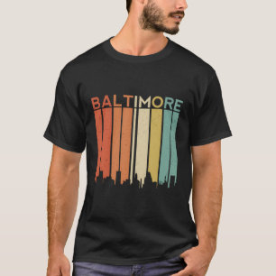 Camiseta Baltimore Maryland Vintage Retro City Urban Skylin