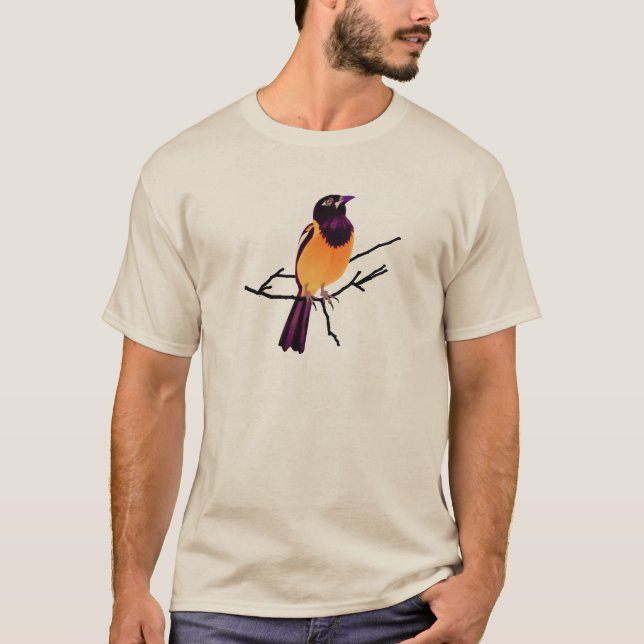 Camiseta Baltimore Oriole no galho (Frente)